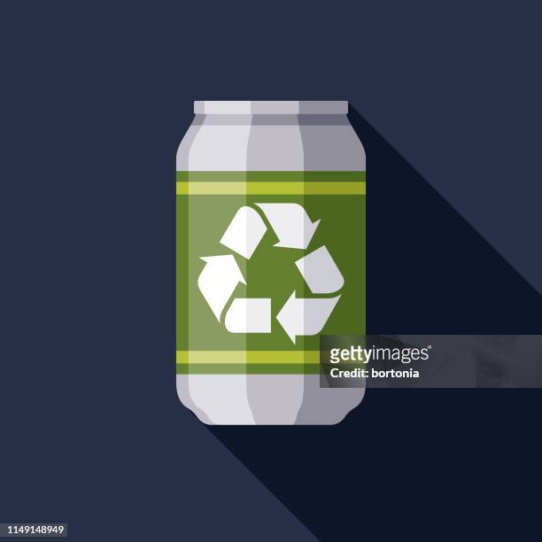 aluminium kann recyceln icon - aluminium schrott stock-grafiken, -clipart, -cartoons und -symbole
