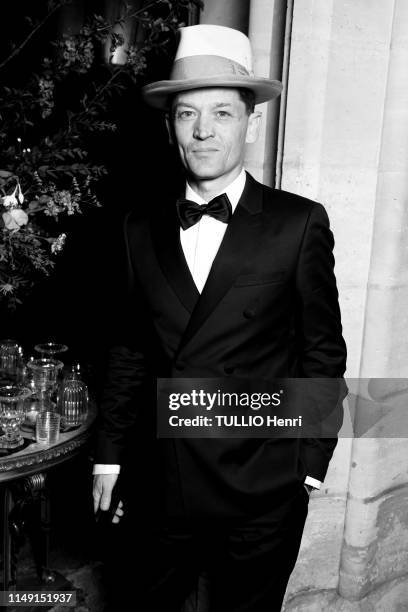 Daniel de la Falaise is photographed for Paris Match at the evening gala for the new collection of jewelry Clash by Cartier on April 10, 2019 in...