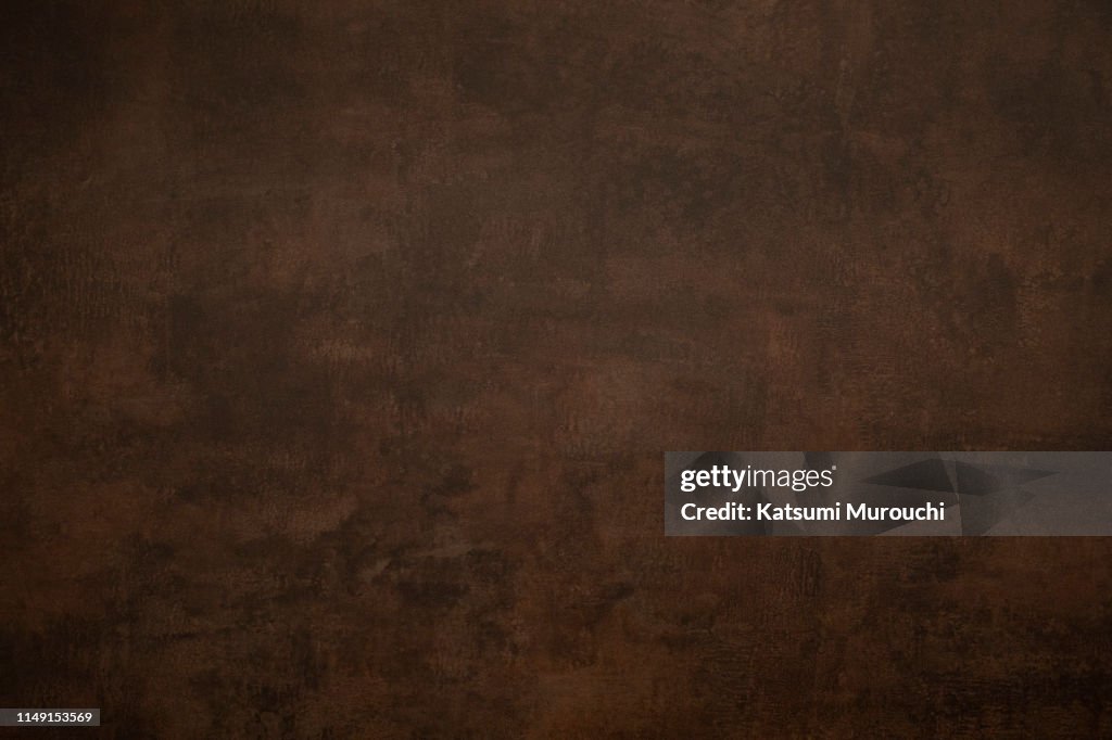 Dark brown wall texture background