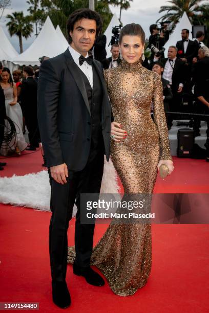 Federico Pastorello and Leona Koenig attend the opening ceremony and screening of "The Dead Don't Die" during the 72nd annual Cannes Film Festival on...