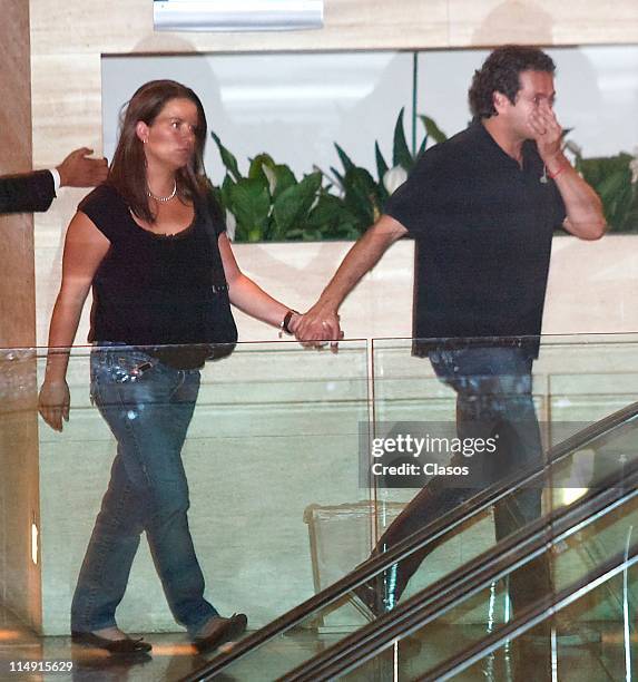 Diego Schoening attends the funeral of Yolanda Miranda at Gayasso Santa Fe on May 28, 2011 in Mexico City, Mexico.