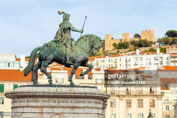 praca da figueira in lissabon, portugal - coimbra district stock-fotos und bilder