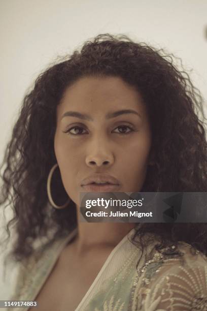 Model and actress Leyna Bloom poses for a portrait on May 18, 2019 in Cannes, France.