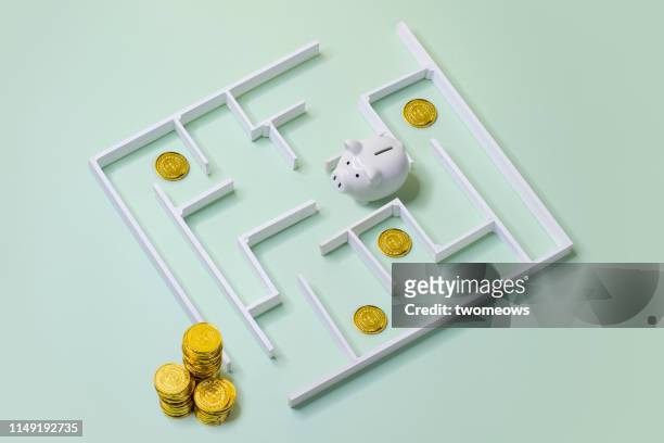financial aspirational concept image. - lost money stock-fotos und bilder