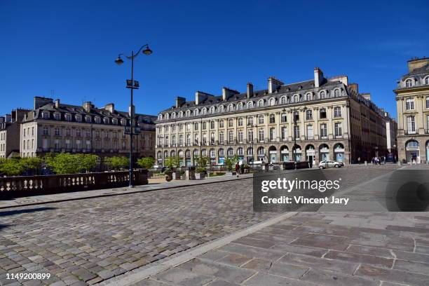 britanny parliament place at rennes city - rennes france 個照片及圖片檔