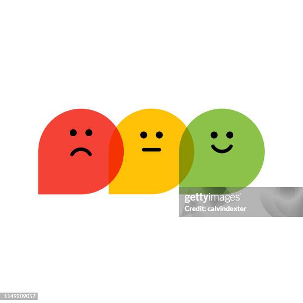 ilustrações de stock, clip art, desenhos animados e ícones de flat design promoter score icons - cliente irritado