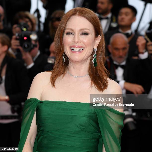 Julianne Moore, wearing Chopard jewels attends the opening ceremony and screening of "The Dead Don't Die" during the 72nd annual Cannes Film Festival...