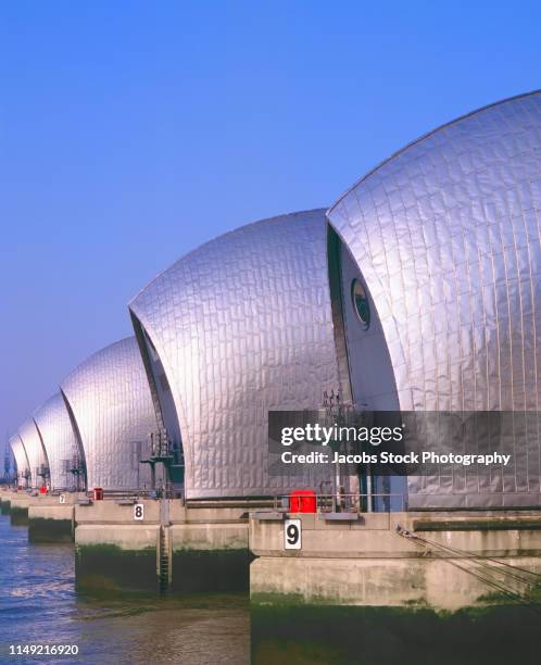 thames barrier - 1982 stock pictures, royalty-free photos & images