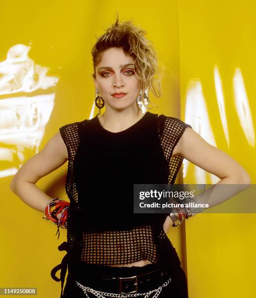 Madonna in March 1984 in München / Munich.