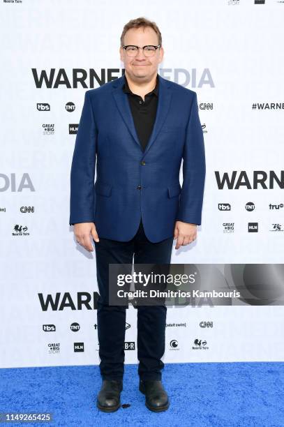Andy Richter of TBS’s CONAN attends the WarnerMedia Upfront 2019 arrivals on the red carpet at The Theater at Madison Square Garden on May 15, 2019...