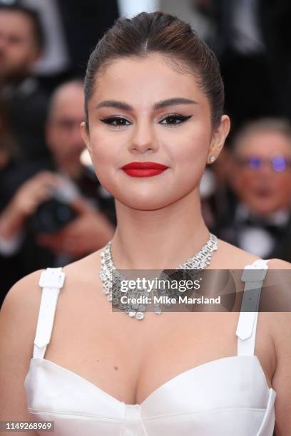 Selena Gomez attends the opening ceremony and screening of "The Dead Don't Die" during the 72nd annual Cannes Film Festival on May 14, 2019 in...