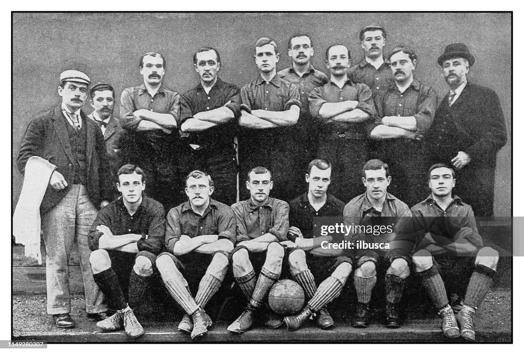 Foto antica: Squadra di calcio, Nottingham Forest