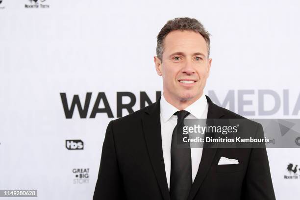 Chris Cuomo of CNN’s Cuomo Prime Time attends the WarnerMedia Upfront 2019 arrivals on the red carpet at The Theater at Madison Square Garden on May...