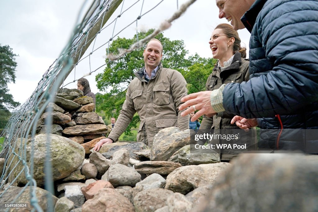 The Duke And Duchess Of Cambridge Visit Cumbria