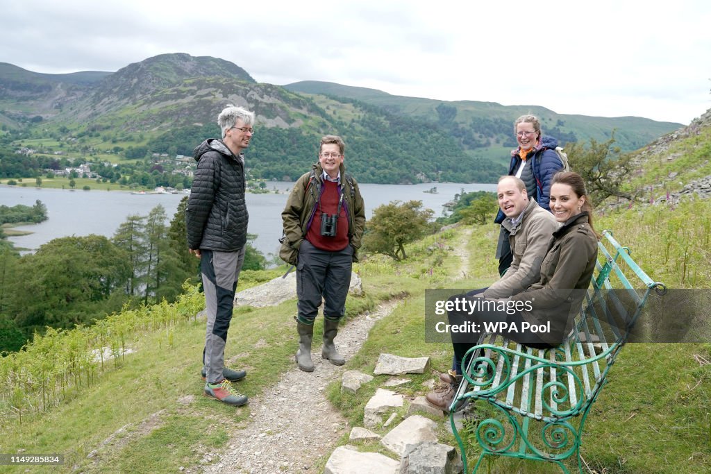 The Duke And Duchess Of Cambridge Visit Cumbria