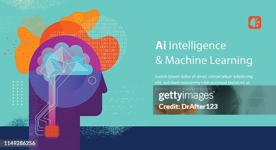 Machine Learning Web Banner Template High-Res Vector Graphic - Getty Images