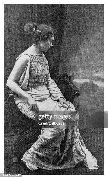 antique photo: actress eleanor calhoun - eleanor stock illustrations