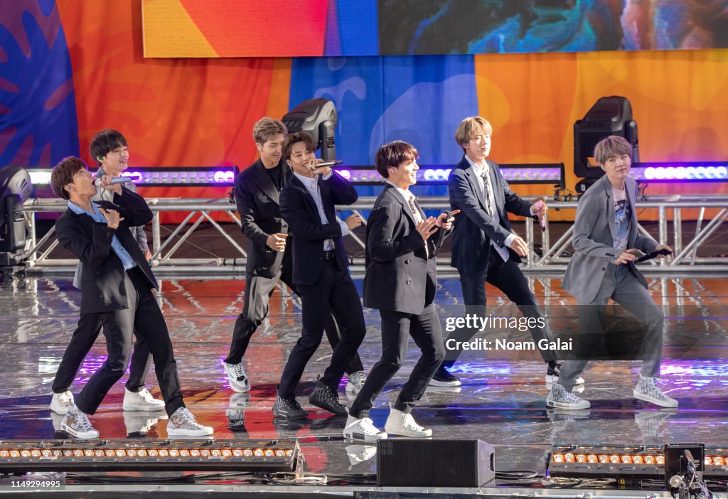 BTS Performs On "Good Morning America"