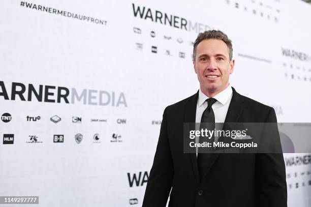 Chris Cuomo of CNN’s Cuomo Prime Time attends the WarnerMedia Upfront 2019 arrivals on the red carpet at The Theater at Madison Square Garden on May...