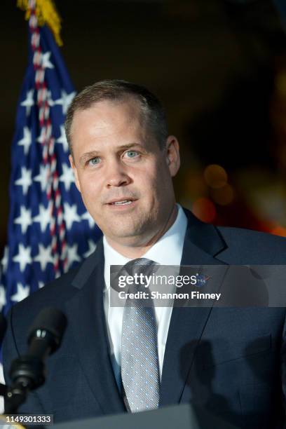 Administrator Jim Bridenstine speaks at the DC premiere of the film, "Apollo 11: First Steps Edition" at Smithsonian’s National Air and Space Museum...