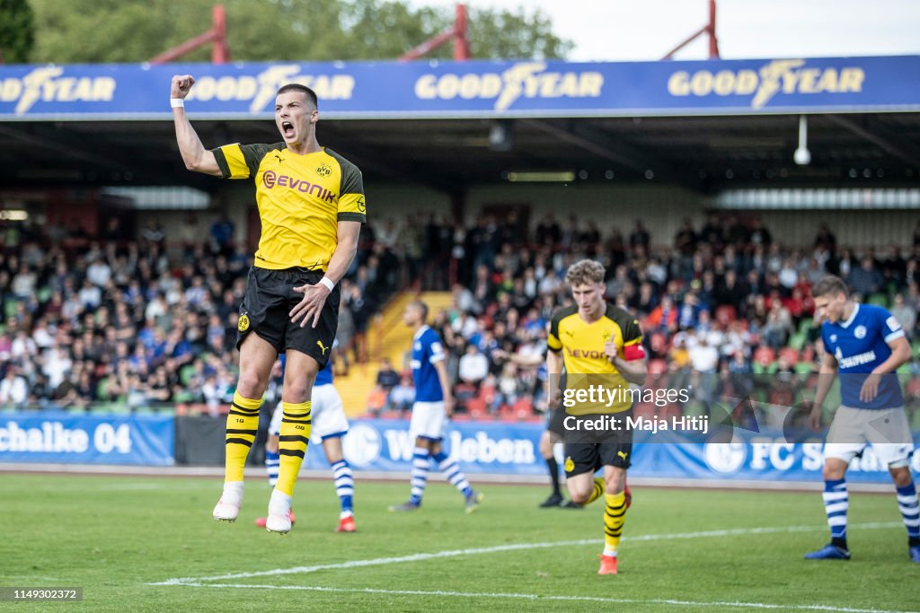 FC Schalke 04 U 19 v Borussia Dortmund U19 - A-Juniors German Championship Semi Final Leg One