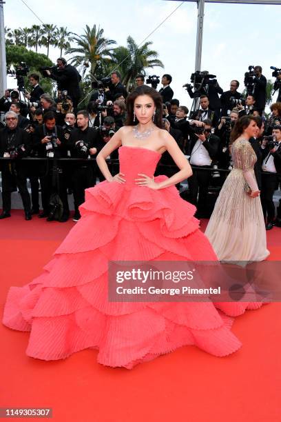 Sririta Jensen attends the screening of "Les Miserables" during the 72nd annual Cannes Film Festival on May 15, 2019 in Cannes, France.