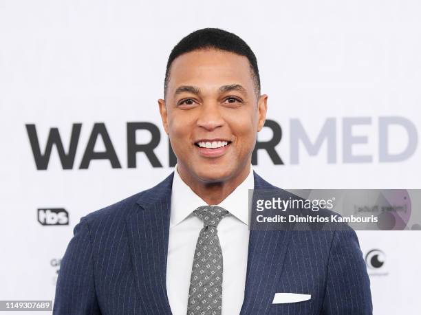 Don Lemon of CNN Tonight with Don Lemon attends the WarnerMedia Upfront 2019 arrivals on the red carpet at The Theater at Madison Square Garden on...