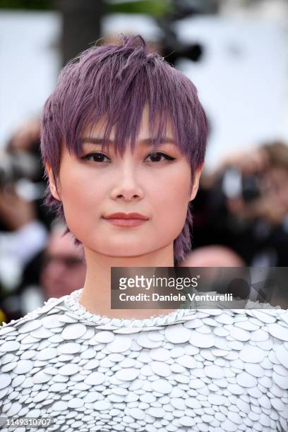 Chris Lee, Li Yuchun attends the screening of "Les Miserables" during the 72nd annual Cannes Film Festival on May 15, 2019 in Cannes, France.