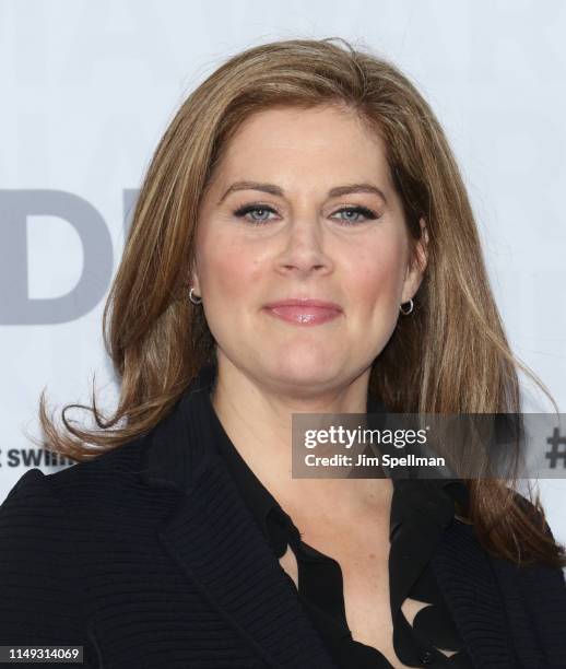 New anchor Erin Burnett attends the WarnerMedia 2019 Upfront at One Penn Plaza on May 15, 2019 in New York City.