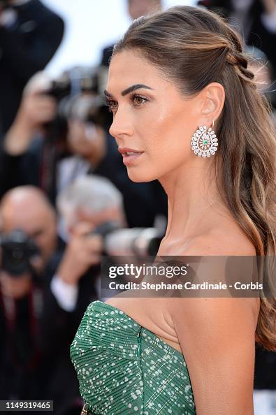 Melissa Satta attends the screening of "Les Miserables" during the