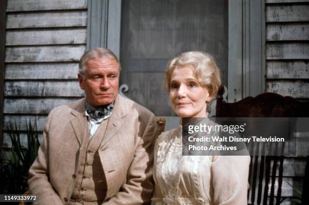 Laurence Olivier, Constance Cummings appearing in the ABC tv movie / ITV tv series 'ITV Sunday Night Theatre' episode 'Long Day's Journey Into Night'.