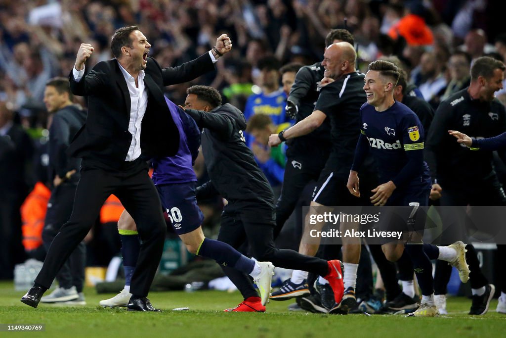 Leeds United v Derby County - Sky Bet Championship Play-off Semi Final: Second Leg