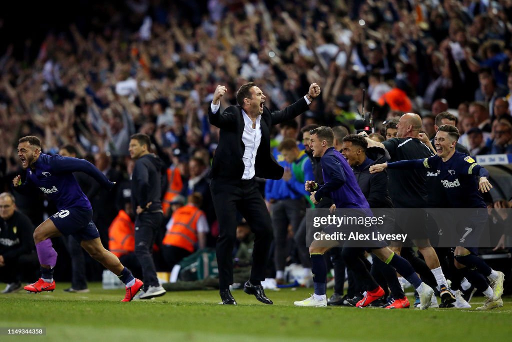 Leeds United v Derby County - Sky Bet Championship Play-off Semi Final: Second Leg