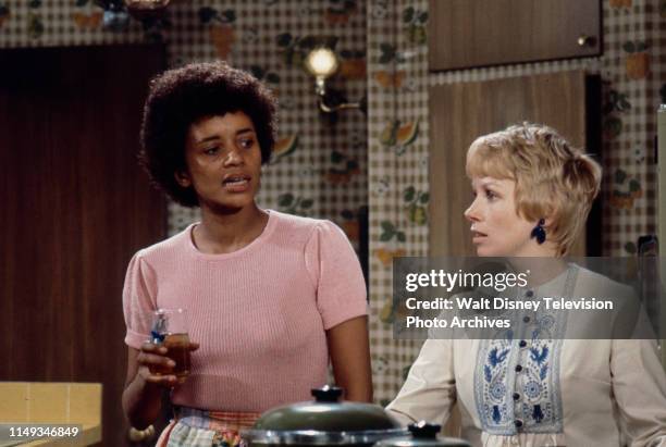 Janet MacLachlan, Joyce Bulifant appearing in the ABC tv series 'Love Thy Neighbor' episode 'The Marriage You Save May Be Your Own'.