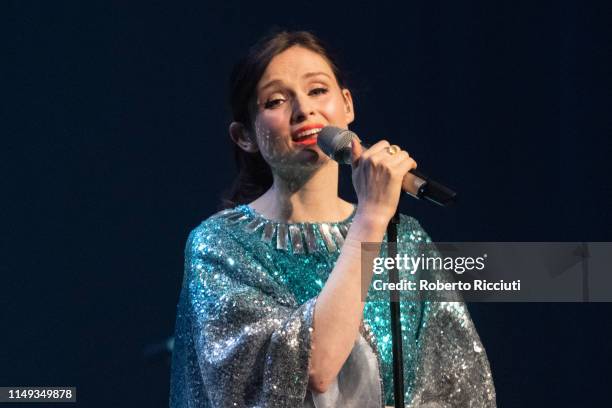 Sophie Ellis-Bextor performs on stage at Usher Hall on June 11, 2019 in Edinburgh, Scotland.