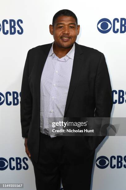 Omar Benson Miller attends the 2019 CBS Upfront at The Plaza on May 15, 2019 in New York City.