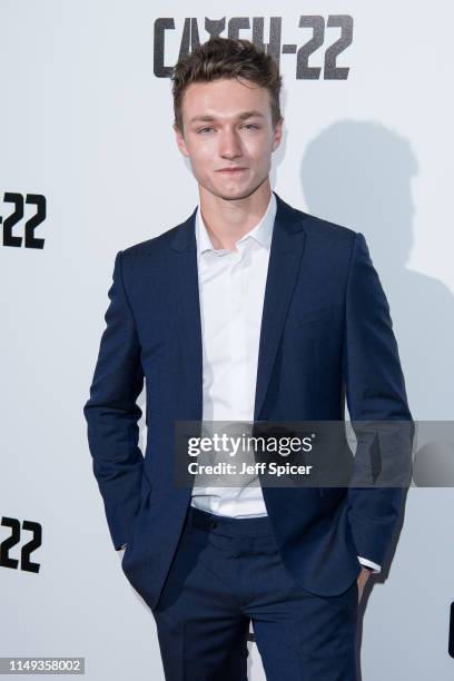 Harrison Osterfield attends the "Catch 22" UK premiere on May 15, 2019 in London, United Kingdom.