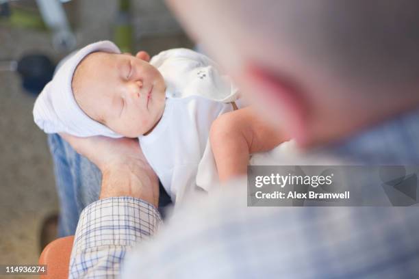 ben and grandad - first grandchild stock pictures, royalty-free photos & images