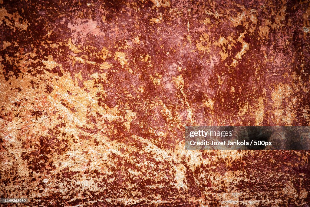 Abstract Red Old Plaster