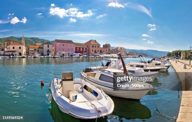 stari grad, island of hvar - hvar stockfoto's en -beelden