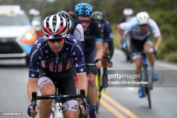 Roy Goldstein of Israela and Team Israel Cycling Academy / Jonny Brown of The United States and Team Hagens Berman-Axeon / Ian Garrison of The United...