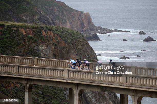 Roy Goldstein of Israela and Team Israel Cycling Academy / Jonny Brown of The United States and Team Hagens Berman-Axeon / Ian Garrison of The United...