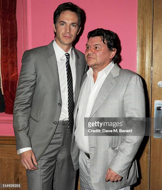 Actors James D'Arcy and Jamie Foreman attend the UK Premiere of Screwed at the Soho Hotel on May 30, 2011 in London, England.
