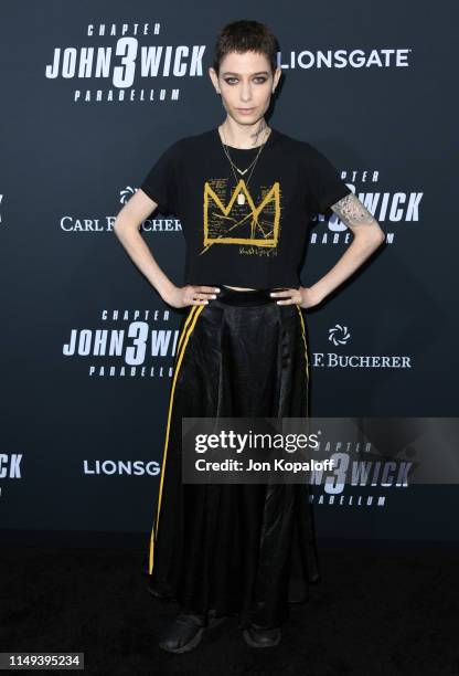 Asia Kate Dillon attends the Special Screening Of Lionsgate's "John Wick: Chapter 3 - Parabellum" at TCL Chinese Theatre on May 15, 2019 in...