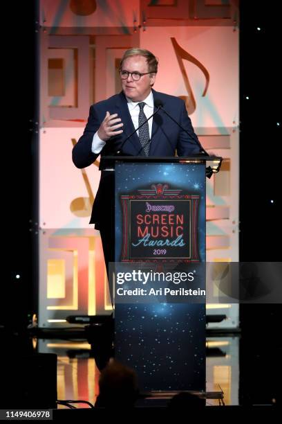 Director Brad Bird speaks onstage during the ASCAP 2019 Screen Music Awards Show at The Beverly Hilton Hotel on May 15, 2019 in Beverly Hills,...