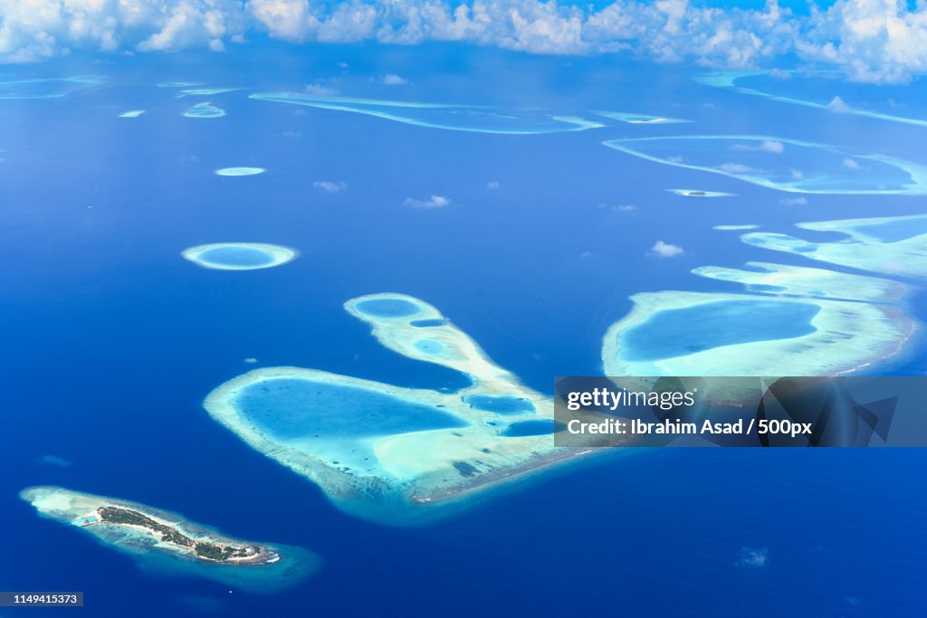 Male Atoll - Kaafu Atoll Island View