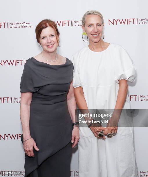 Films EVP of production Janet Graham-Borba and costume designer Michele Clapton attend the New York Women in Film and Television's "Designing Women...