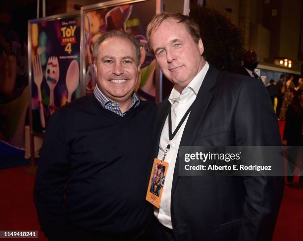 Co-Chairman, The Walt Disney Studios Alan Bergman and Brad Bird attend the world premiere of Disney and Pixar's TOY STORY 4 at the El Capitan Theatre...