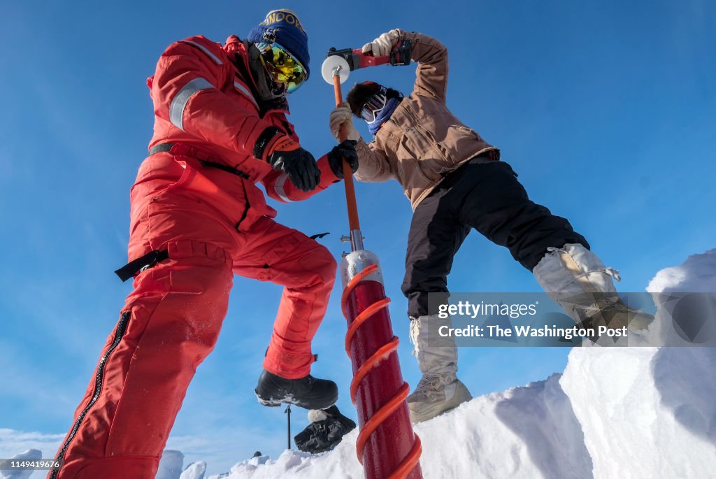 Researchers Study Arctic Ice
