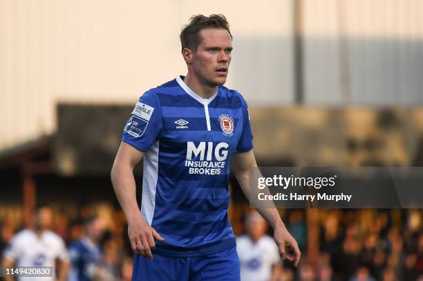 Louth , Ireland - 24 May 2019; Simon Madden of St Patricks Athletic during the SSE Airtricity League Premier Division match between Dundalk and St...